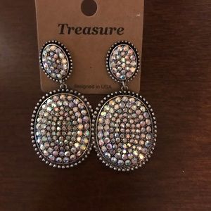 Rhinestone earrings
